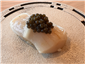 scallop and caviar
